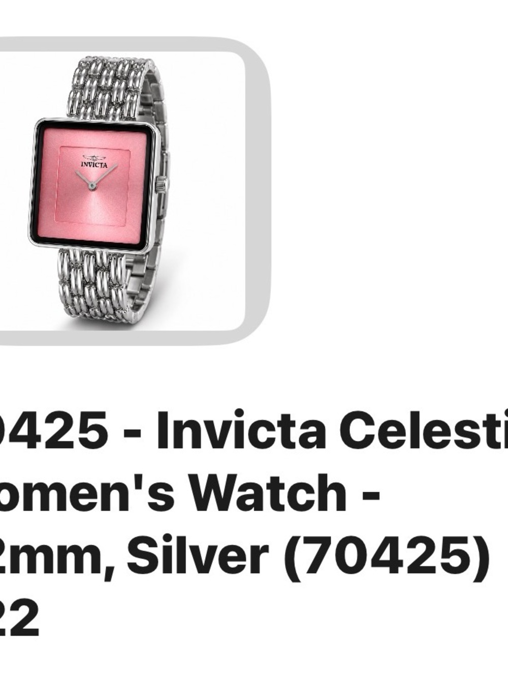 Invicta Celestial Women’s Watch 32mm (70245)